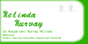 melinda murvay business card